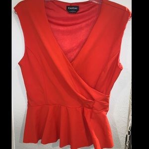 Bebe peplum top